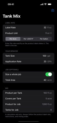 SprayMaster: Spray Calculator screenshot 1